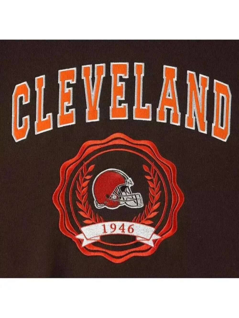 Tommy Hilfiger NFL Cleveland Browns Hoodie Sweater Women's - Picture 3 of 5